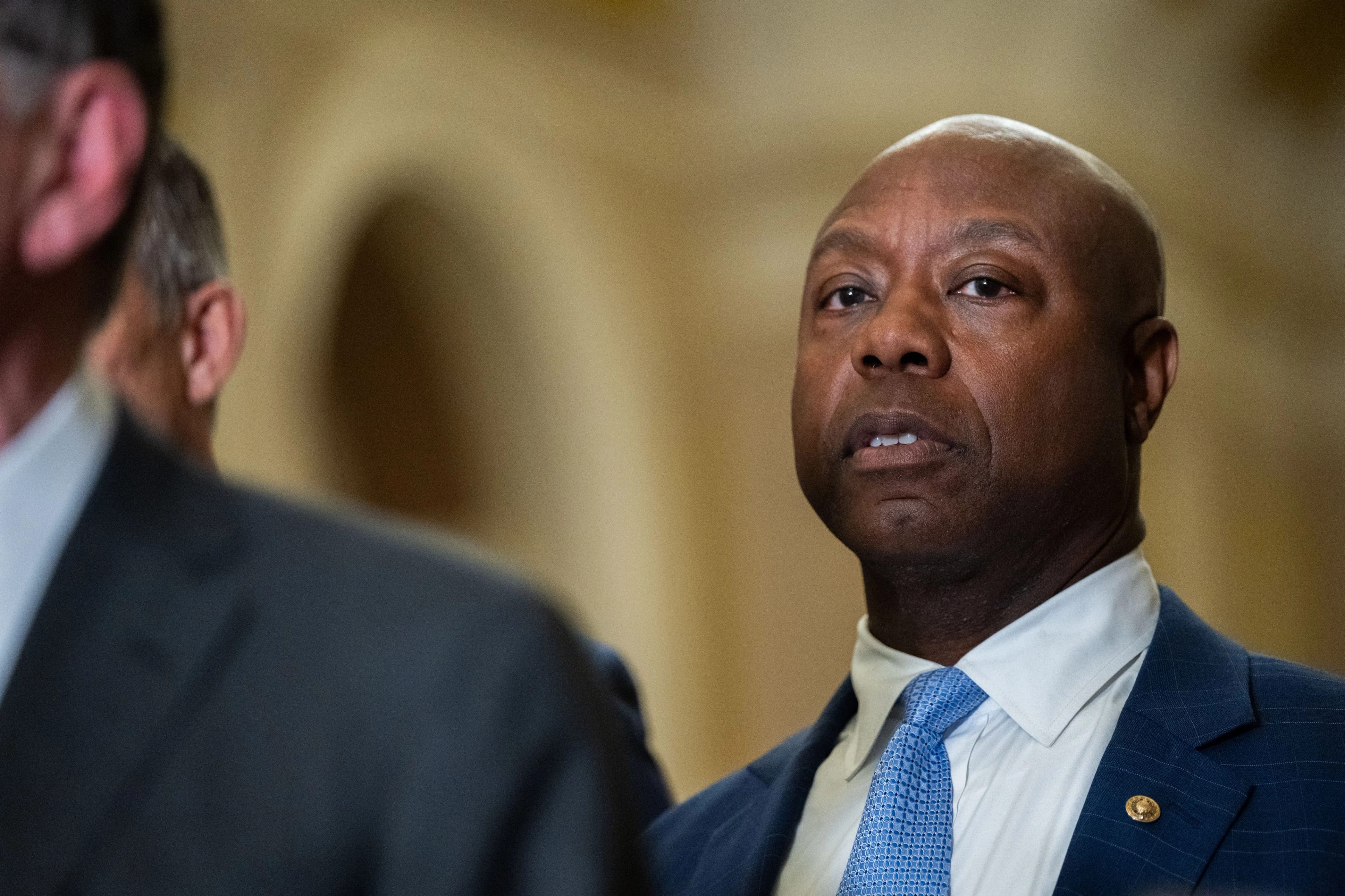 Senators Hold Weekly Press Conferences Following Luncheons, Washington, District of Columbia, United States - 01 Apr 2025