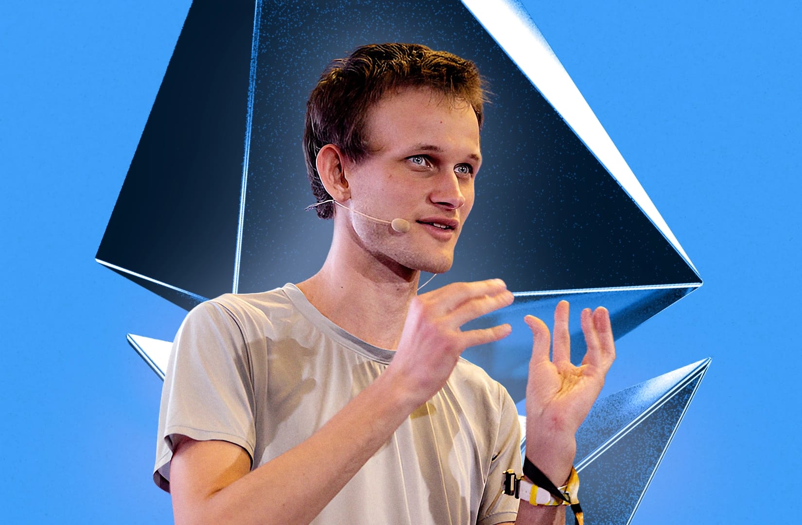 Vitalik Buterin happy