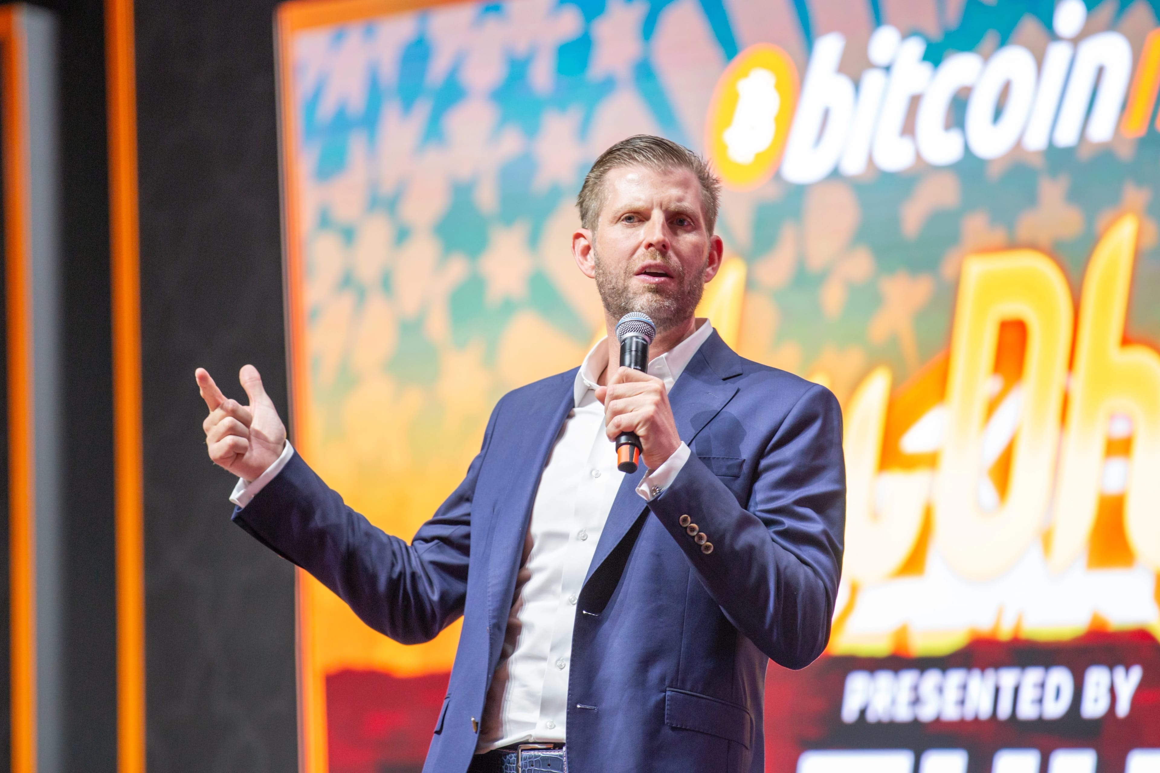 Eric,Trump,Speak,At,Bitcoin,Conference,In,Abu,Dhabi,United