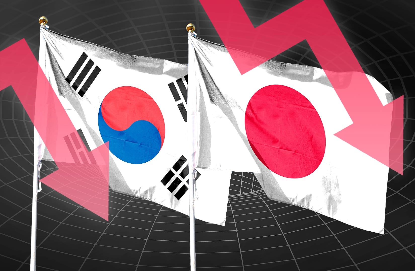 East Asian crypto-related stocks in freefall.