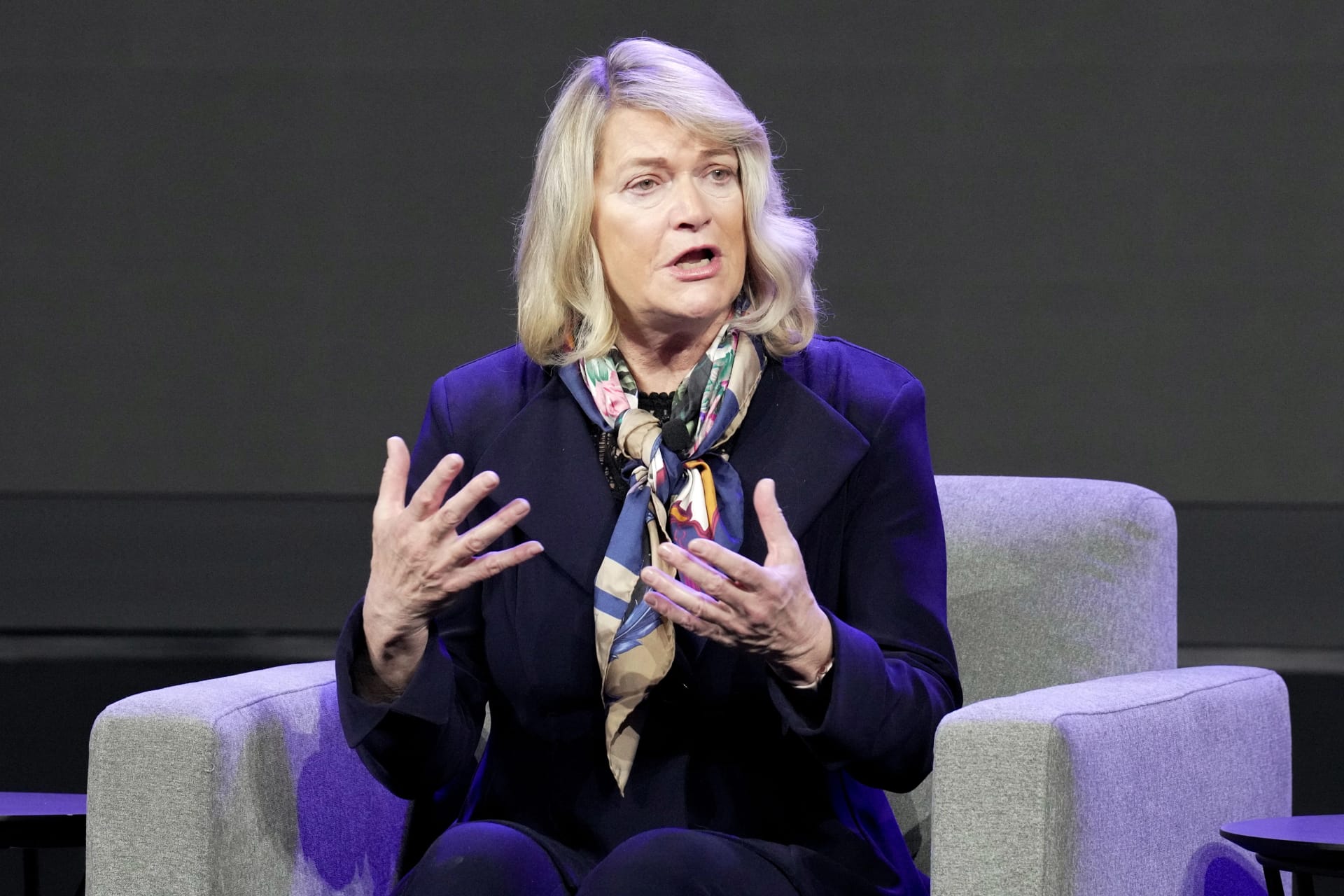 Mandatory Credit: Photo by Suzanne Cordeiro/Shutterstock (12980405n)
Cynthia Lummis, U.S. Senator for Wyoming, U.S. Senate
Washington’s Crypto Awakening: The Lawmaker Town Hall, Consensus 2022 by CoinDesk, Austin Convention Center, Austin, Texas, USA - 10 Jun 2022