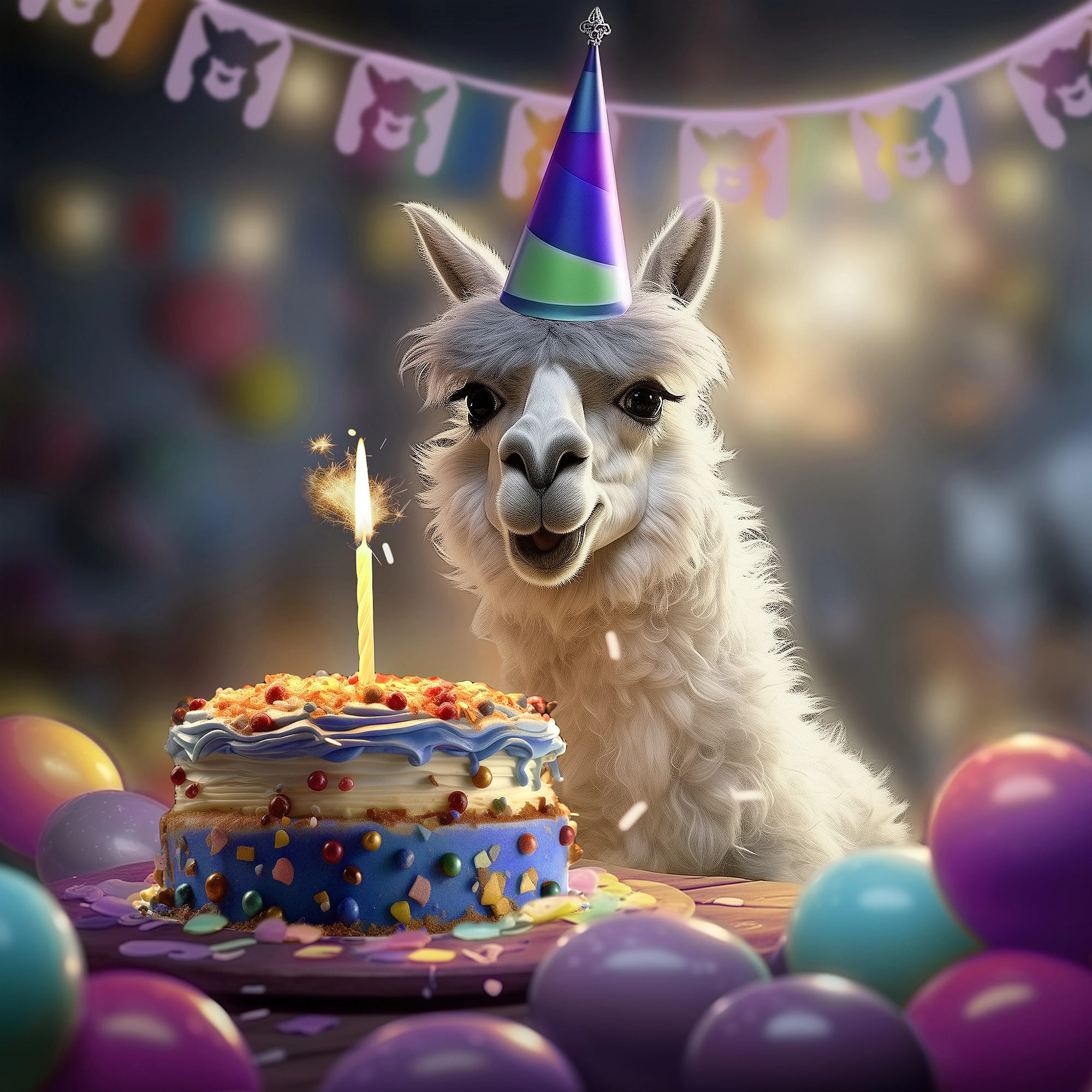 Happy Birhtday llama