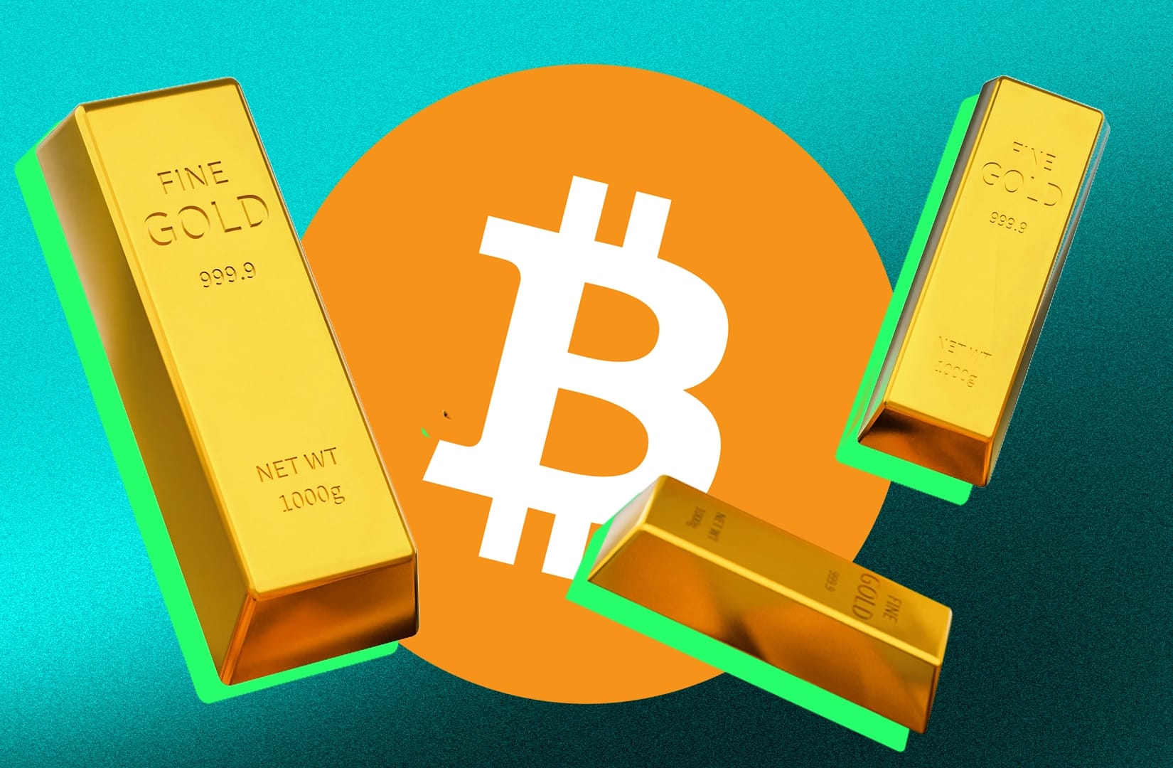 Bitcoin and gold