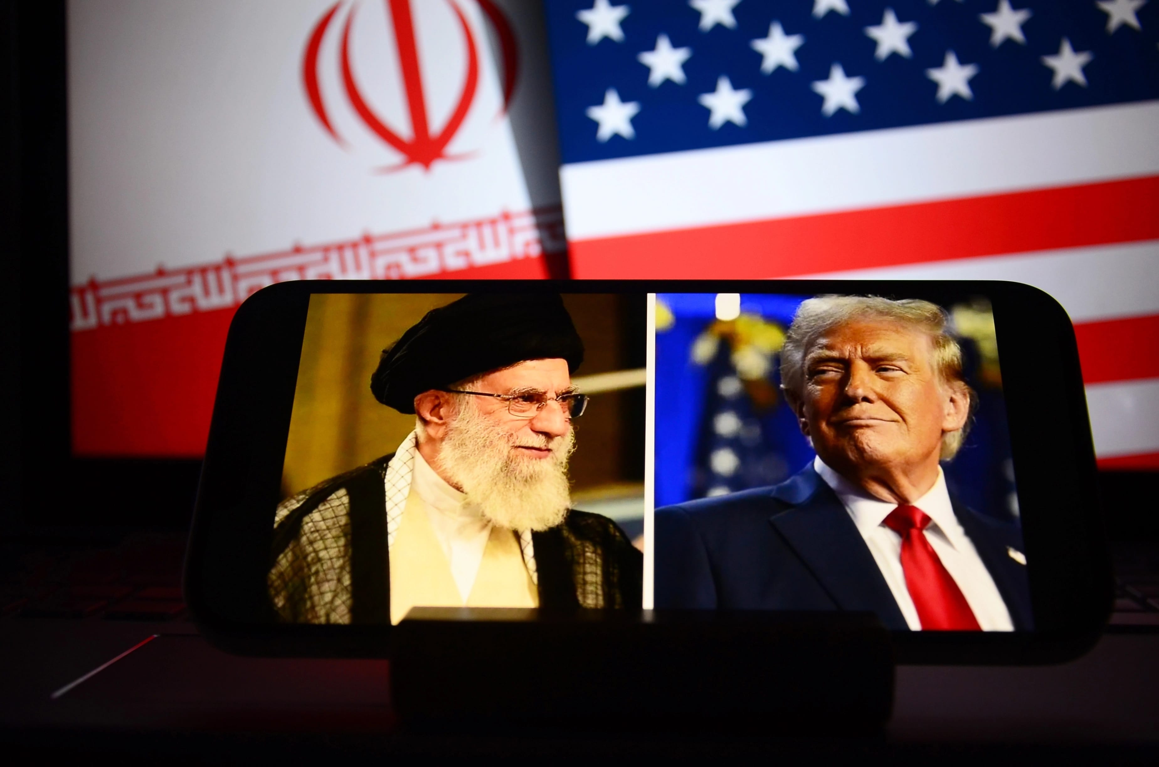 Us,President,Donald,Trump,And,Iranian,Supreme,Leader,Ali,Khamenei