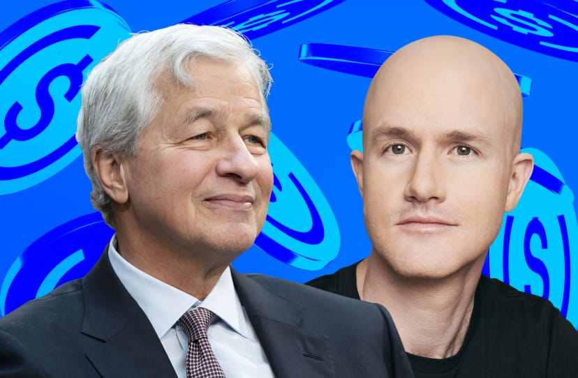 Jamie Dimon warns Coinbase must play by same rules as JPMorgan or the ‘public will pay’