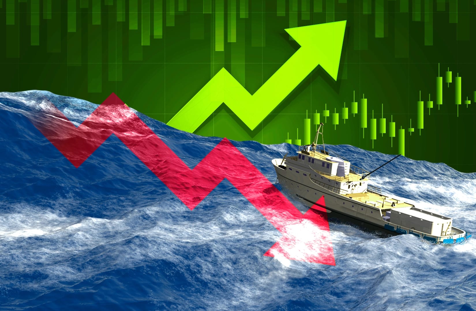 Choppy waters chart