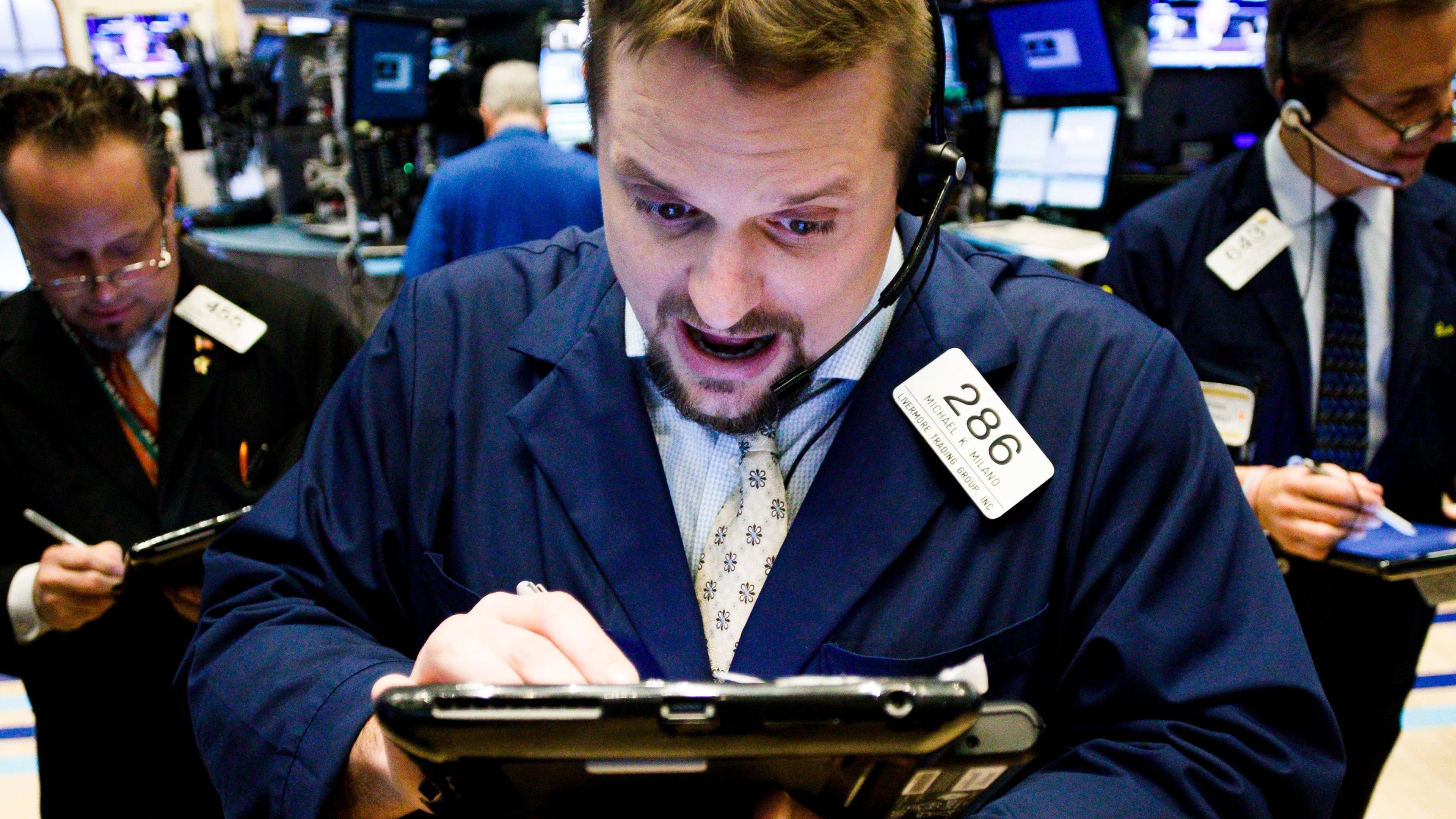 New York Stock Exchange, USA - 12 Feb 2018