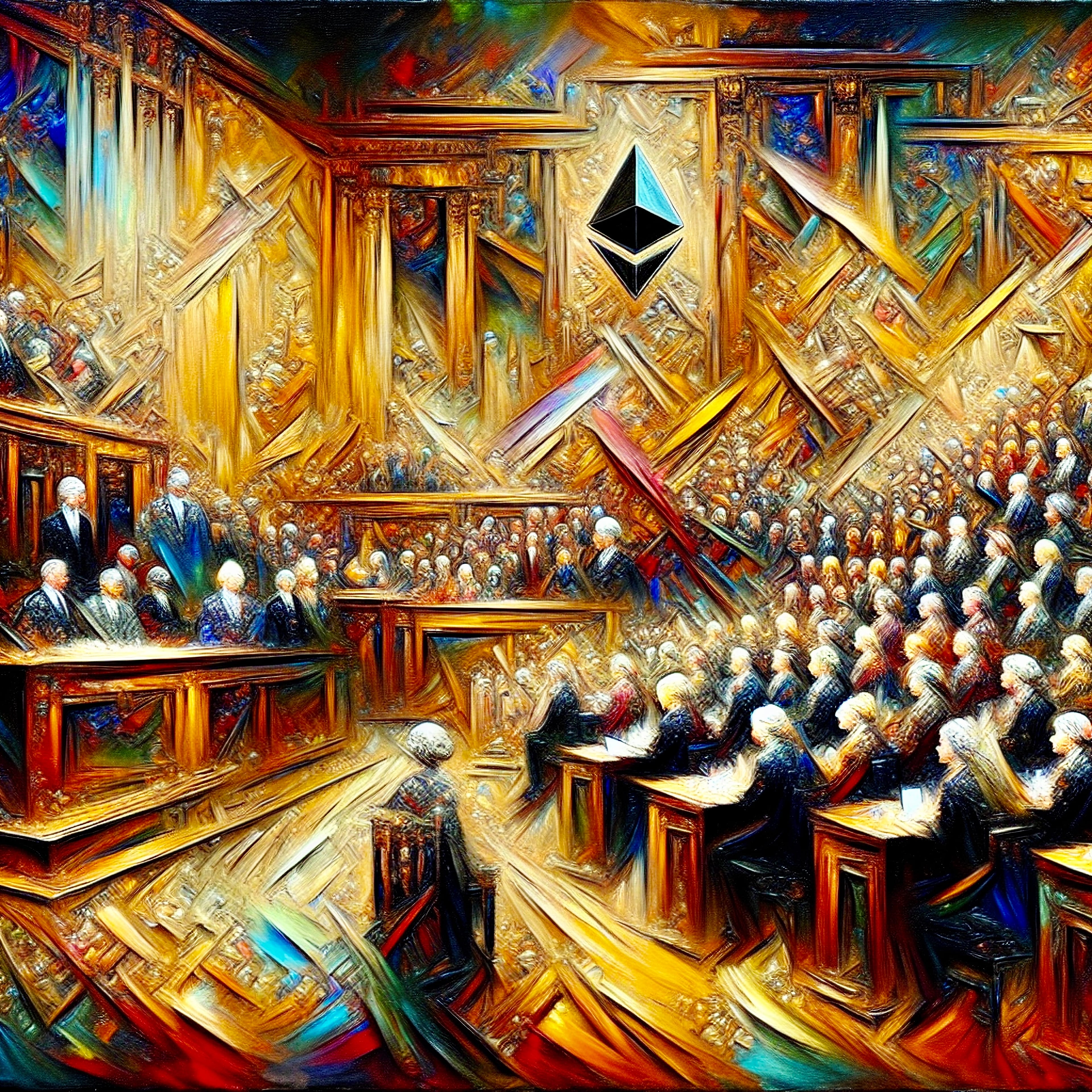 Expressionist,Artistic,Image,Of,Us,Court,Rugpull,Ethereum