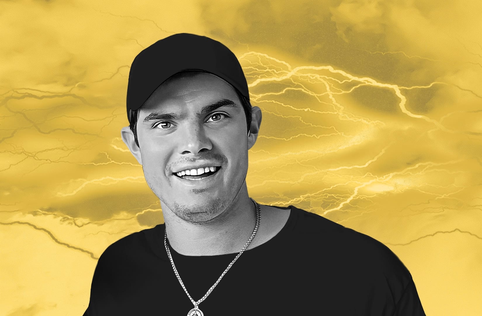 illustration of Ryan Salame with background