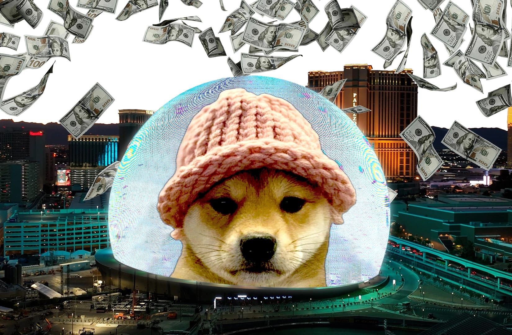 Why the group who raised $700,000 to put Dogwifhat on the Las Vegas Sphere haven’t done it