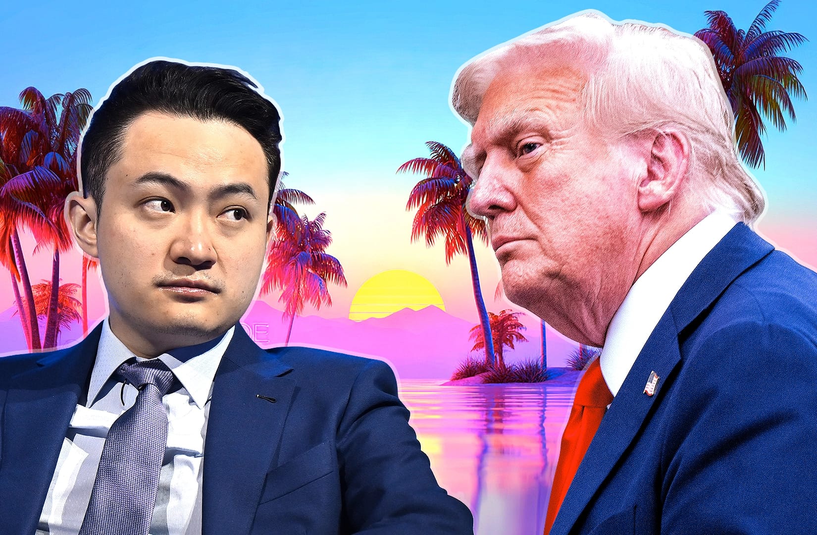 Trump and Justin Sun.