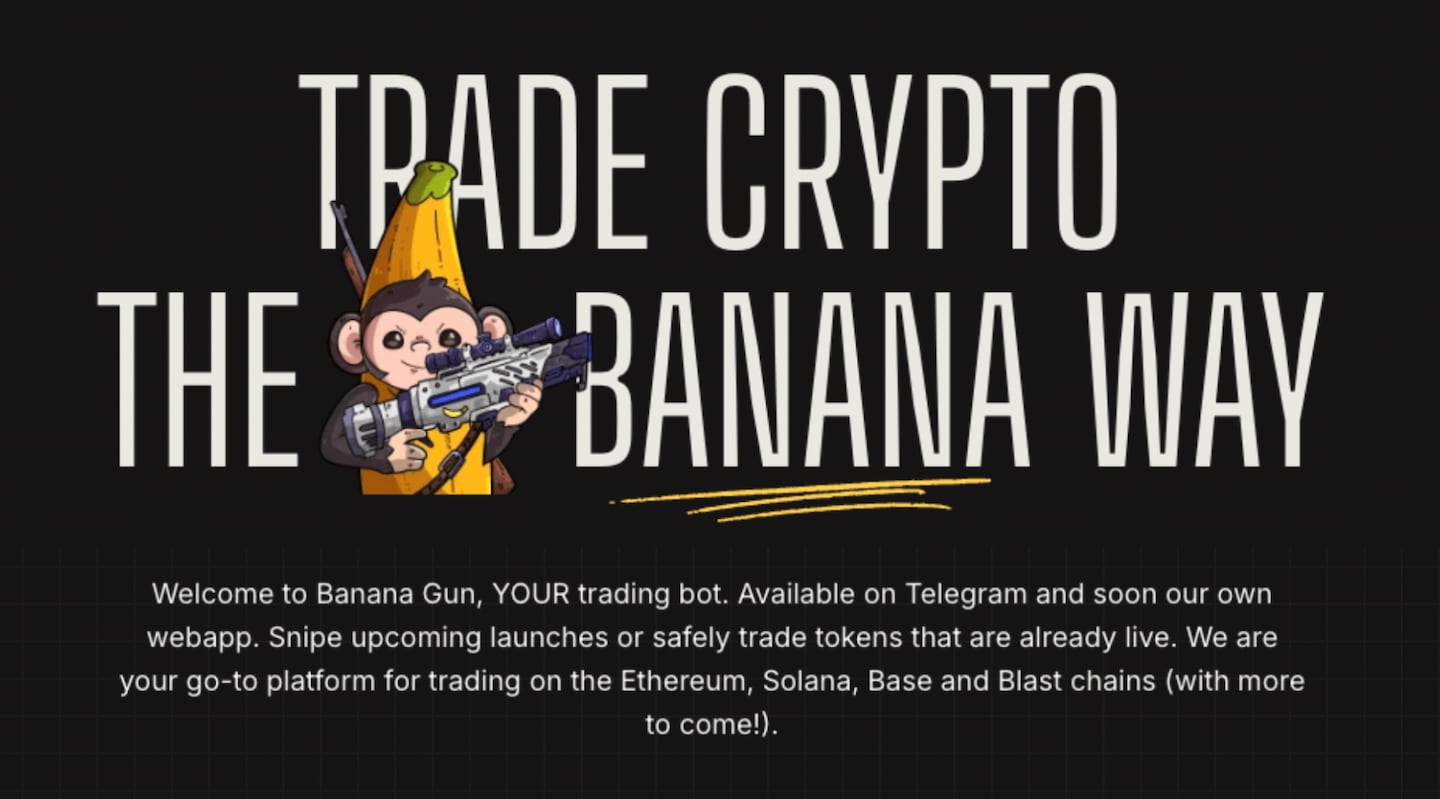 Trade Crypto. The banana way.