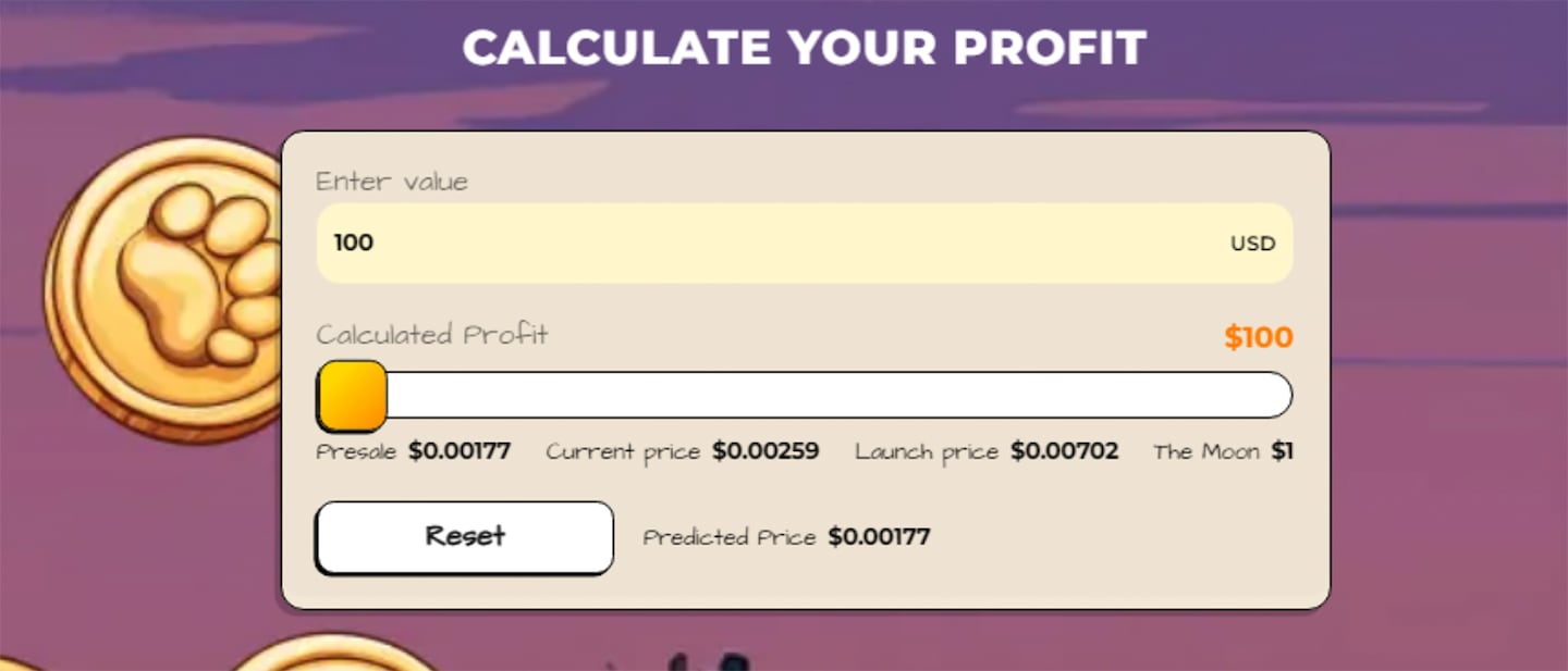 Calculate your profit.