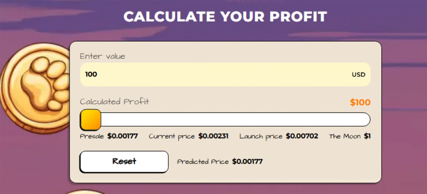 Calculate your profit.