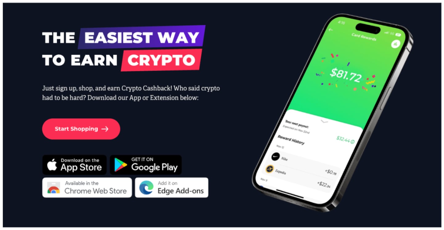 Crypto Cashback.