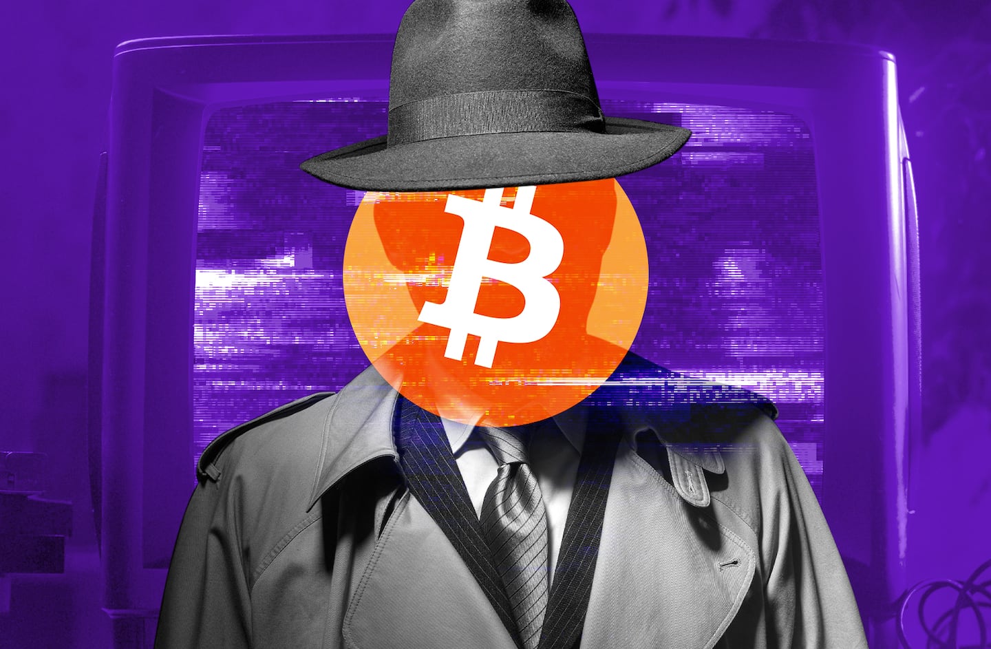 satoshi mask that looks like a detective